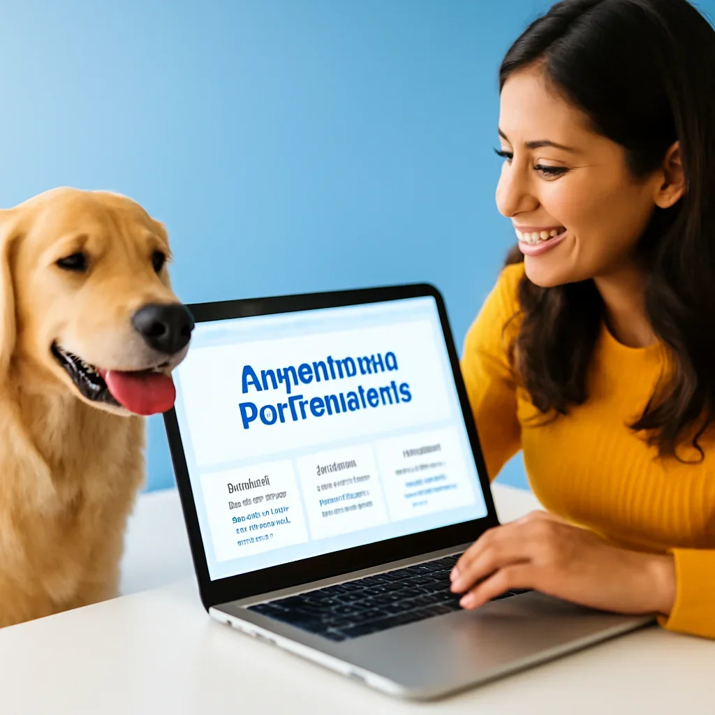 Alternatives to Pet Insurance page call-to-action image showing a pet owner moving forward with quote comparison