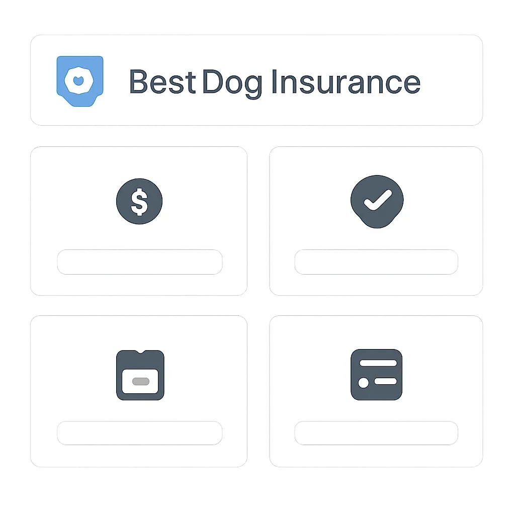 Best Dog Insurance page mid-section image showing coverage review and policy comparison details