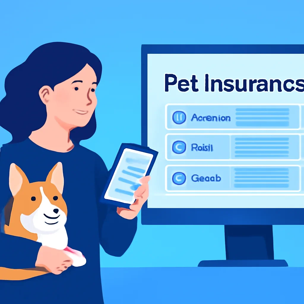 Best Pet Insurance for Pre-Existing Conditions page call-to-action image showing a pet owner moving forward with quote comparison