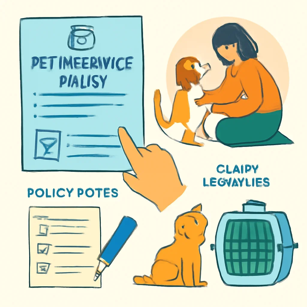 How to Read a Pet Insurance Policy page mid-section image showing coverage review and policy comparison details