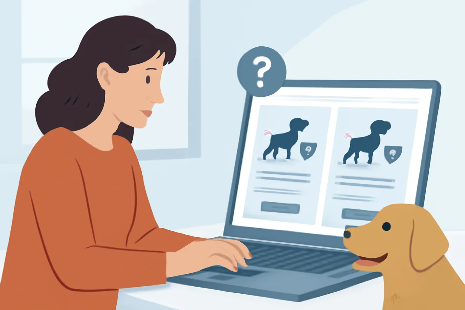 Direct Pay vs Reimbursement Pet Insurance page hero image showing pet insurance planning and comparison guidance