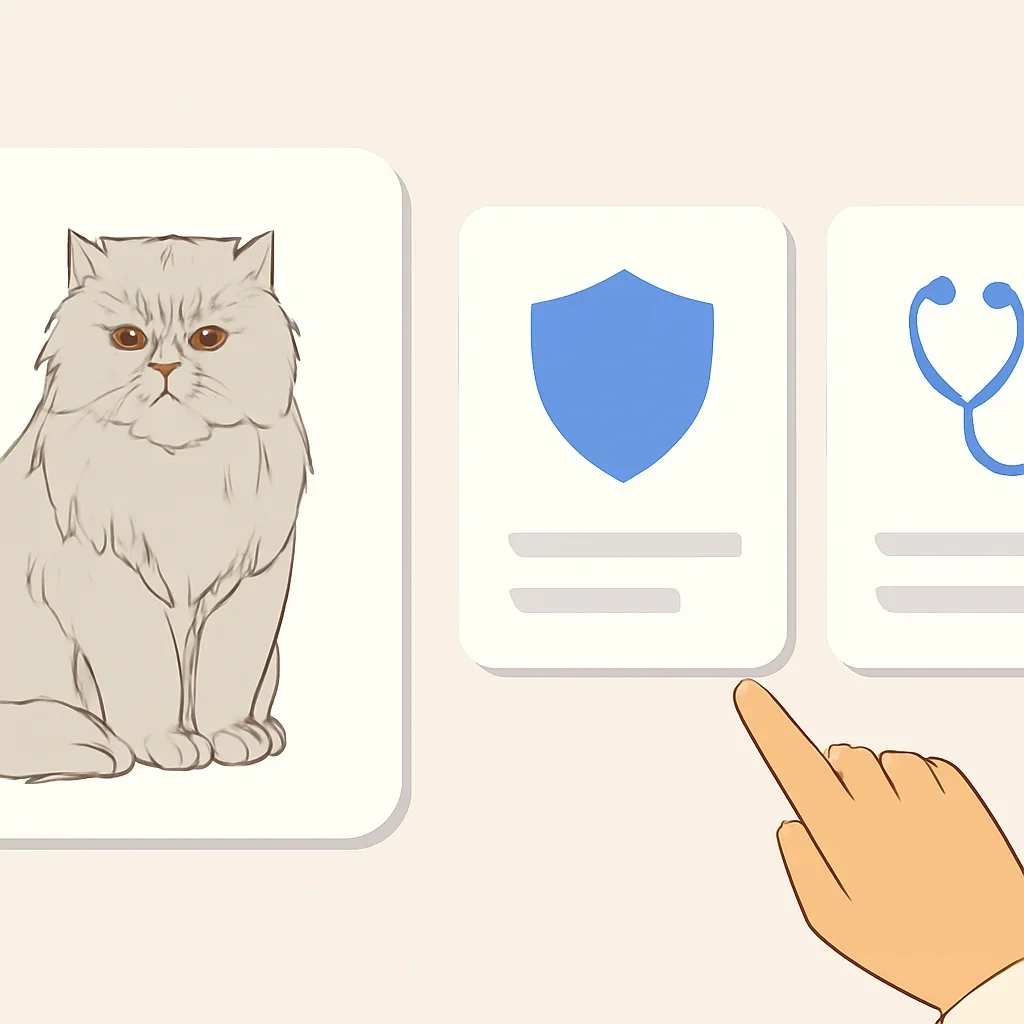 Persian Cat Insurance page mid-section image showing coverage review and policy comparison details