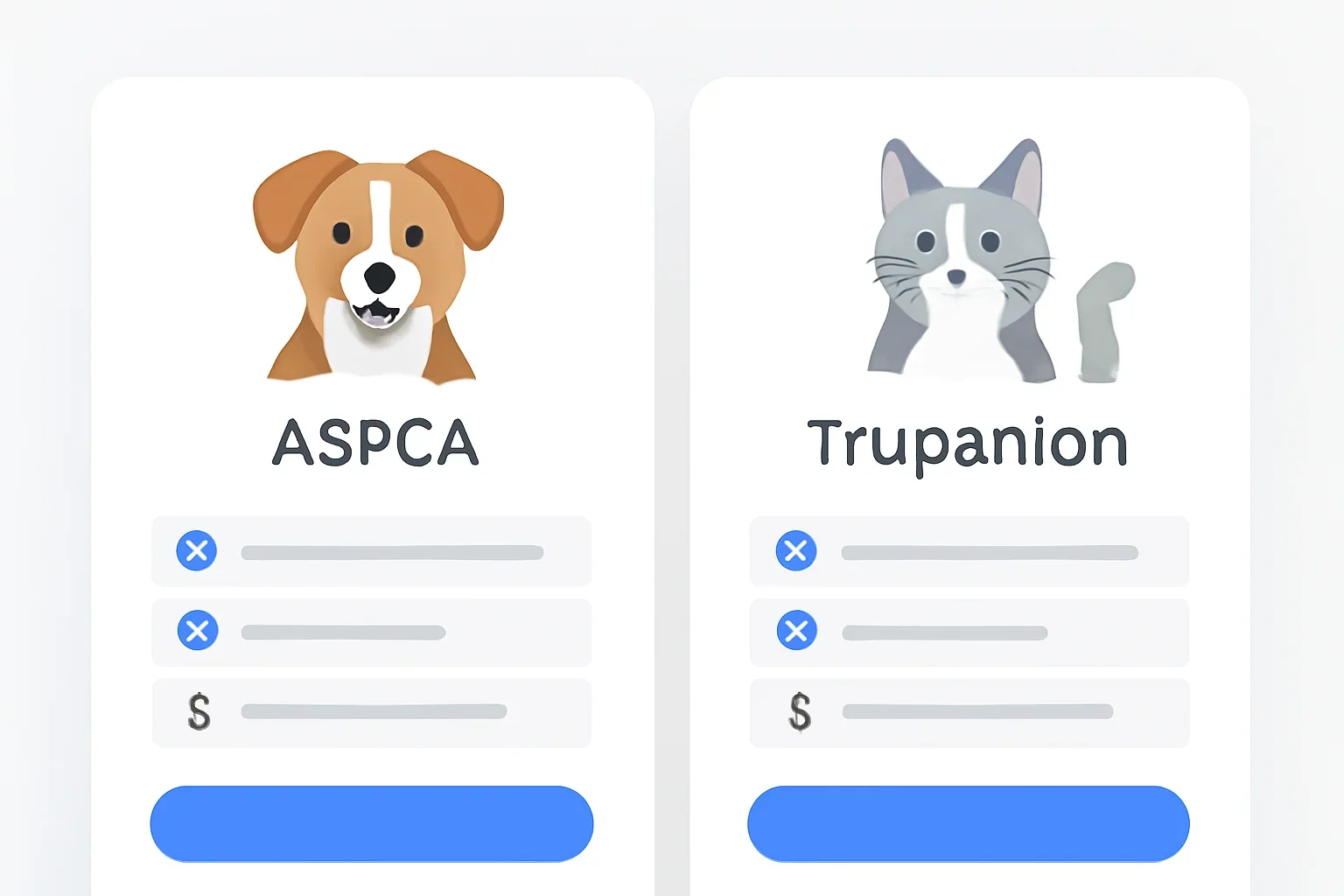 ASPCA vs Trupanion page hero image showing pet insurance planning and comparison guidance