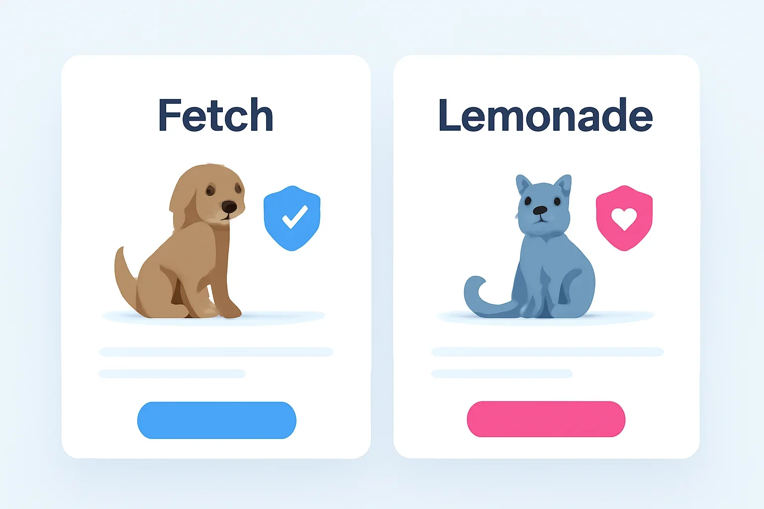 Fetch vs Lemonade page hero image showing pet insurance planning and comparison guidance
