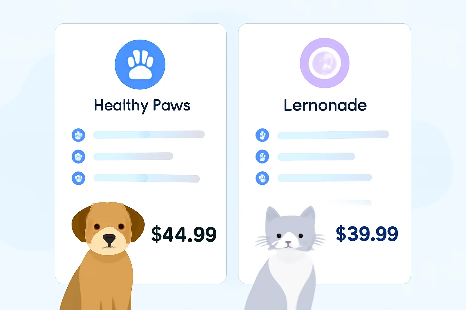 Healthy Paws vs Lemonade page hero image showing pet insurance planning and comparison guidance