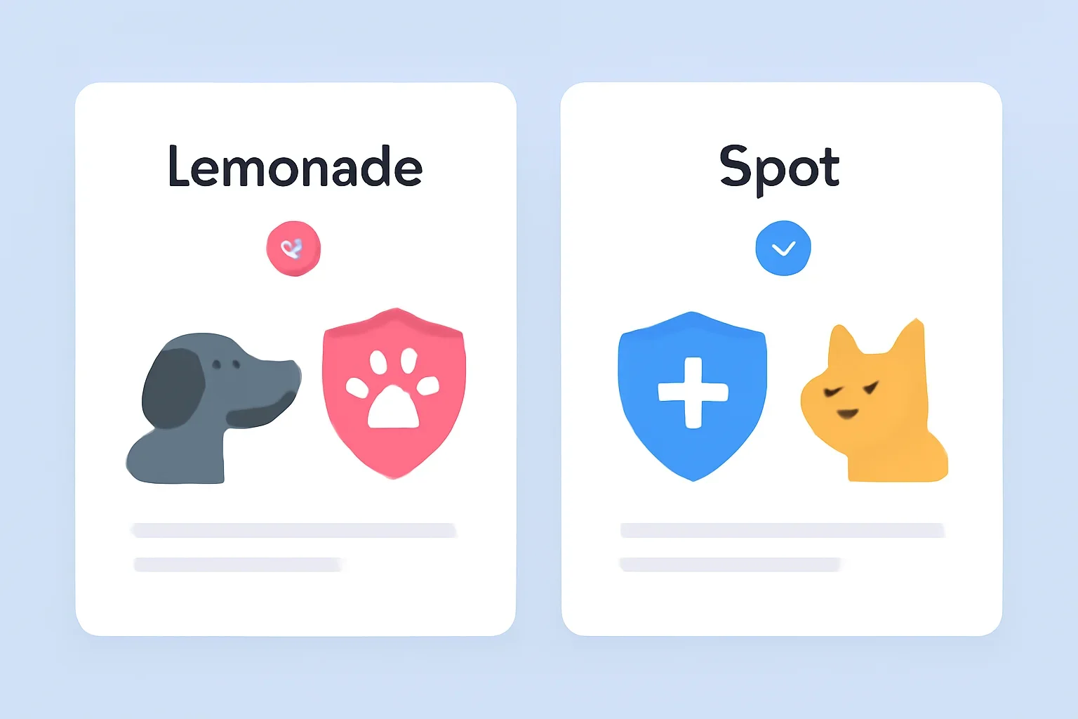 Lemonade vs Spot page hero image showing pet insurance planning and comparison guidance