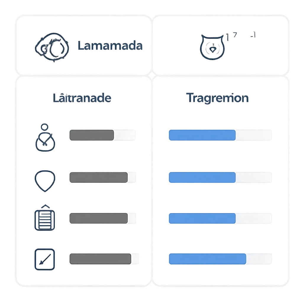 Lemonade vs Trupanion page mid-section image showing coverage review and policy comparison details