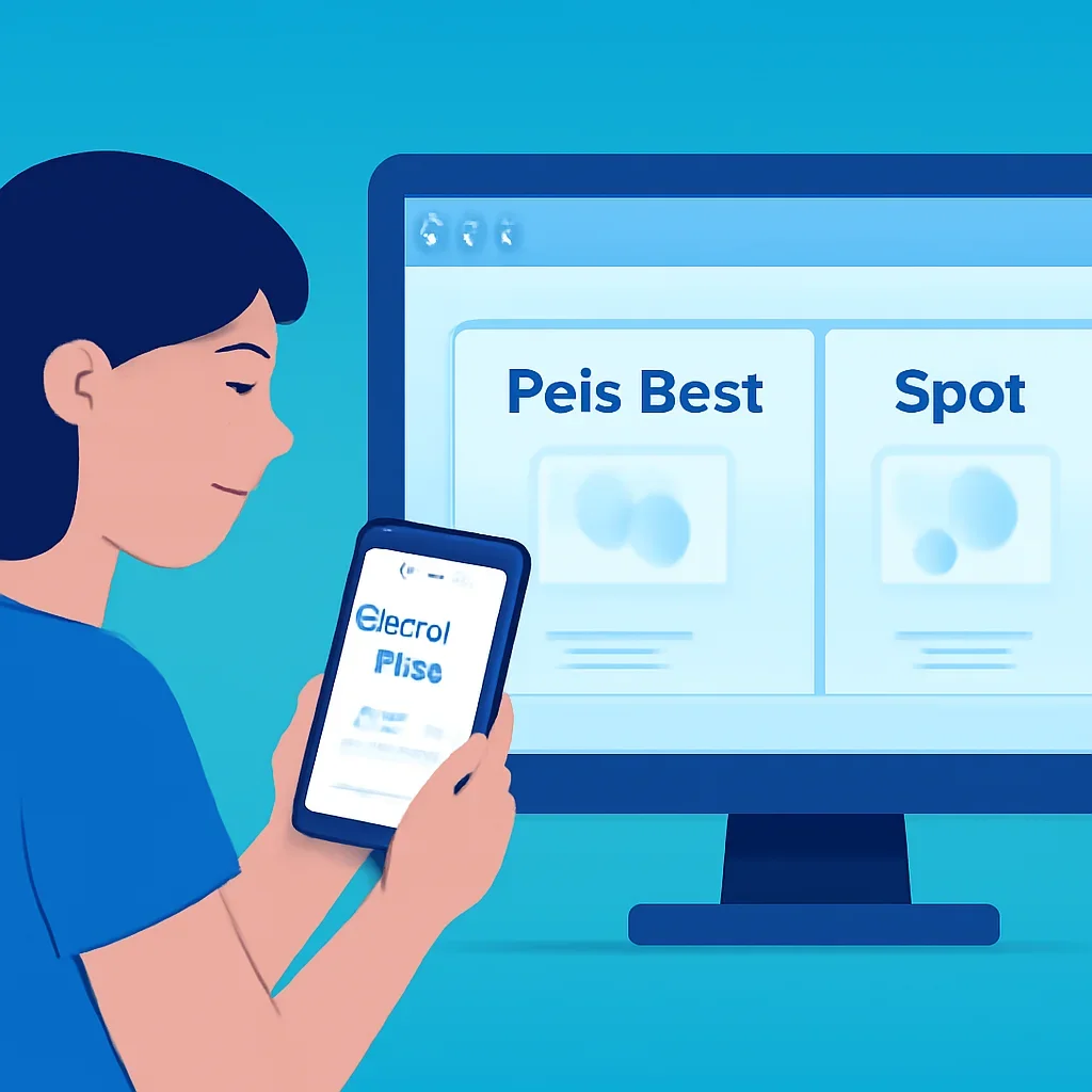 Pets Best vs Spot page call-to-action image showing a pet owner moving forward with quote comparison