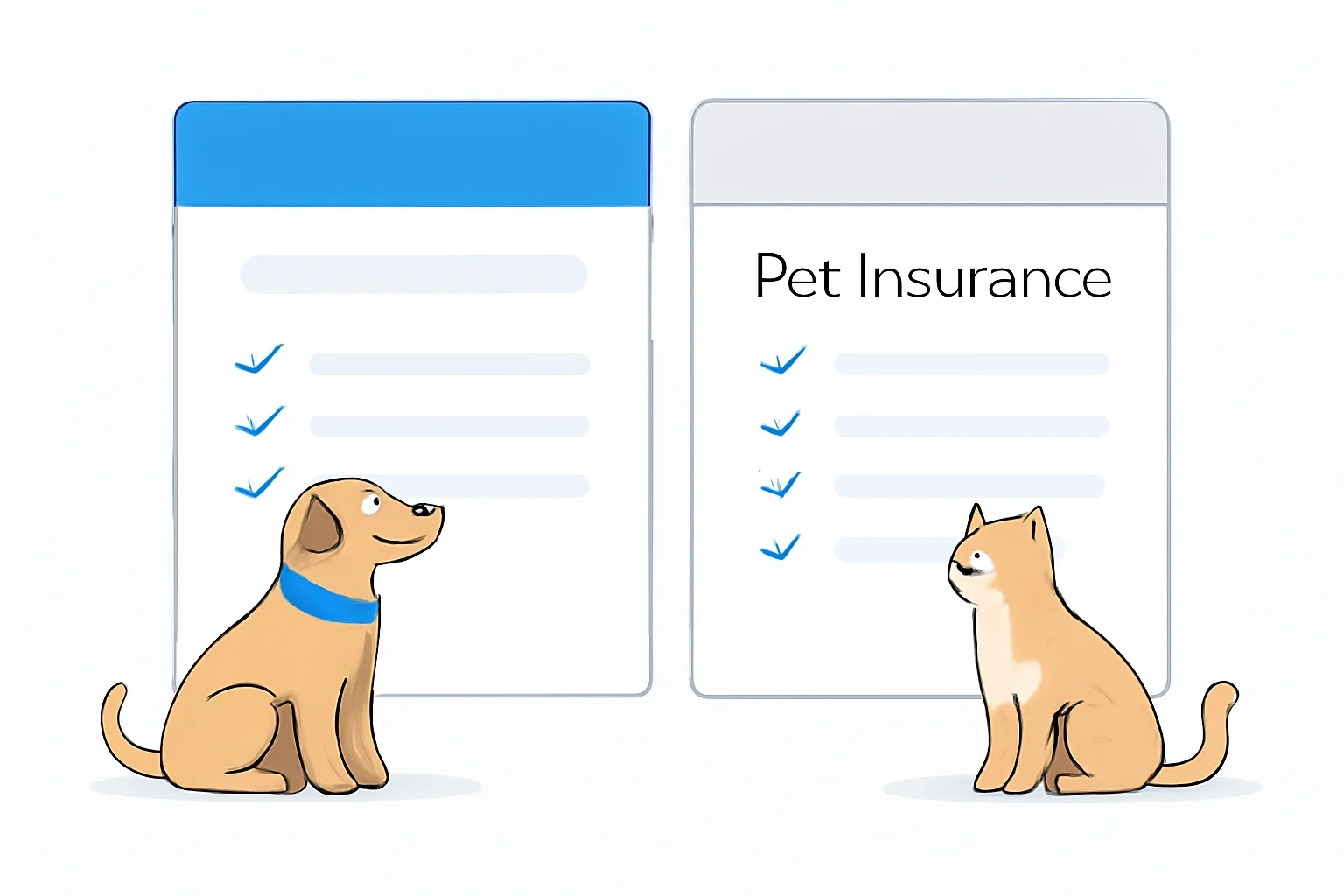 VCA CareClub vs Pet Insurance page hero image showing pet insurance planning and comparison guidance