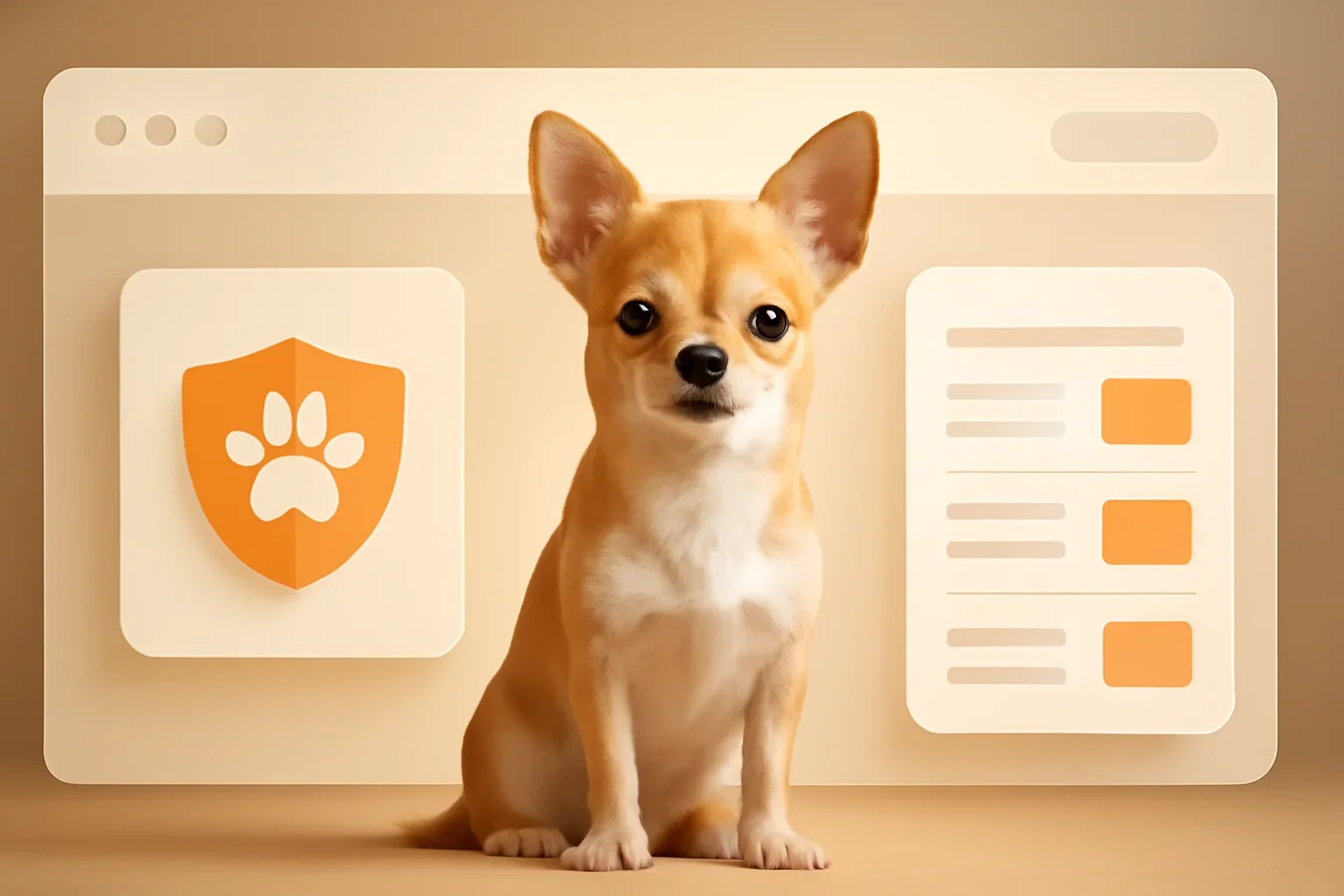 Chihuahua Dog Insurance page hero image showing pet insurance planning and comparison guidance