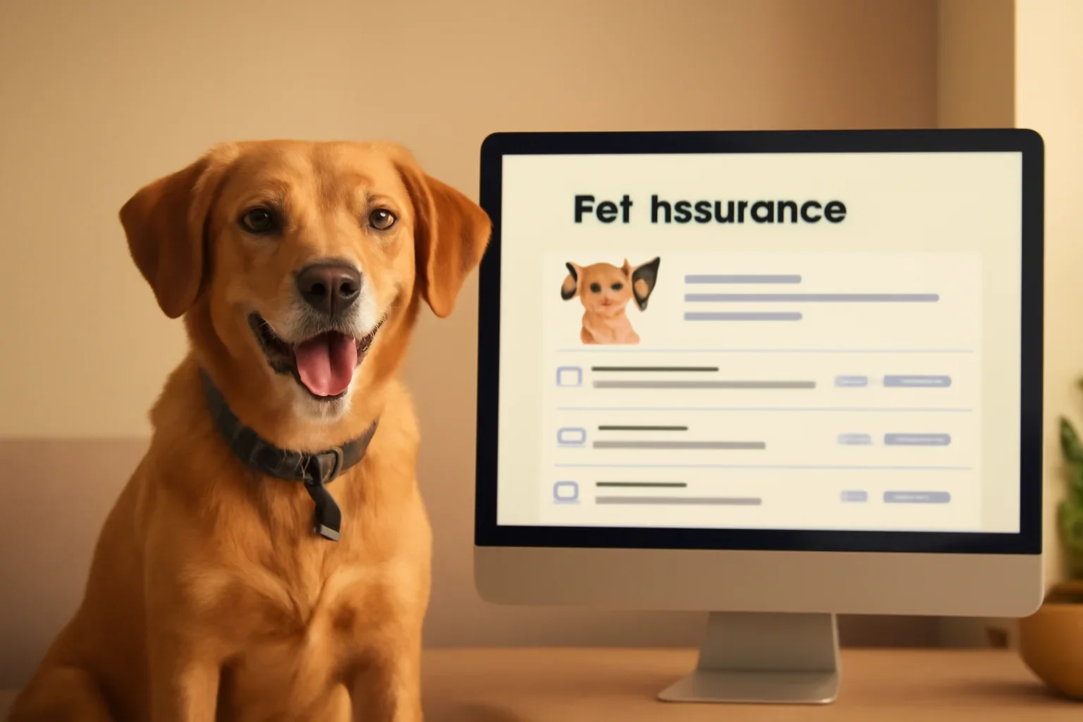 Dog Insurance page hero image showing pet insurance planning and comparison guidance