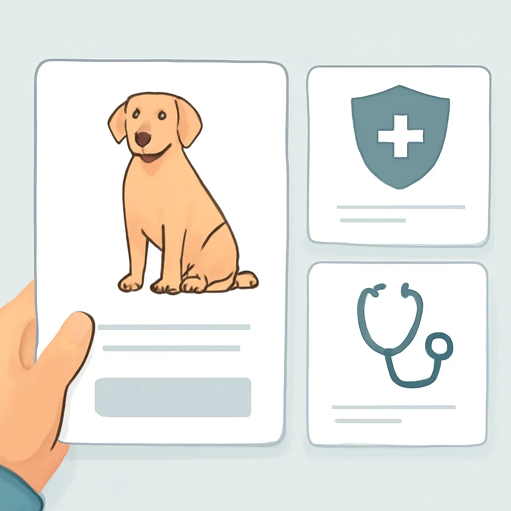 Labrador Dog Insurance page mid-section image showing coverage review and policy comparison details