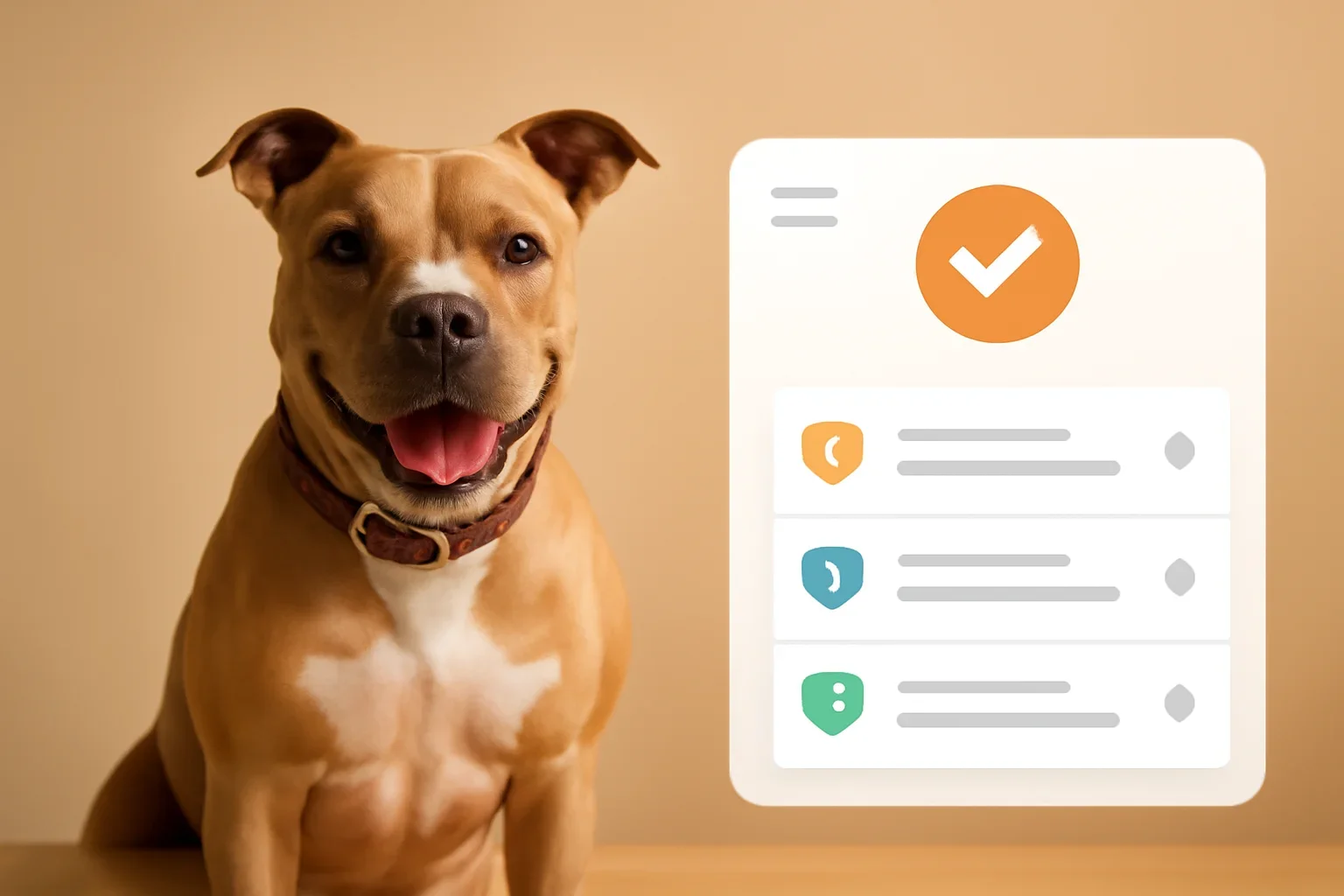 Pitbull Dog Insurance page hero image showing pet insurance planning and comparison guidance