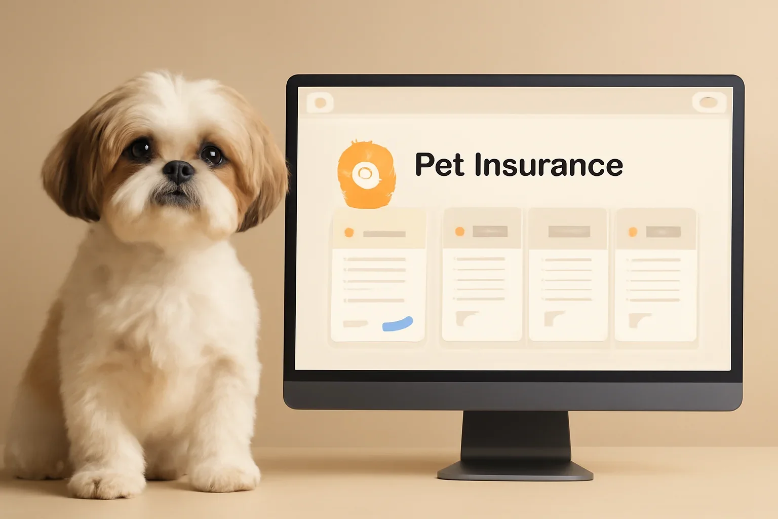 Shih Tzu Dog Insurance page hero image showing pet insurance planning and comparison guidance