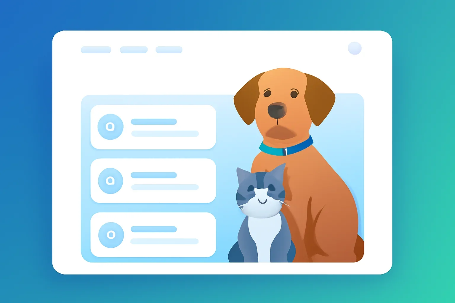 Coverage Features page hero image showing pet insurance planning and comparison guidance