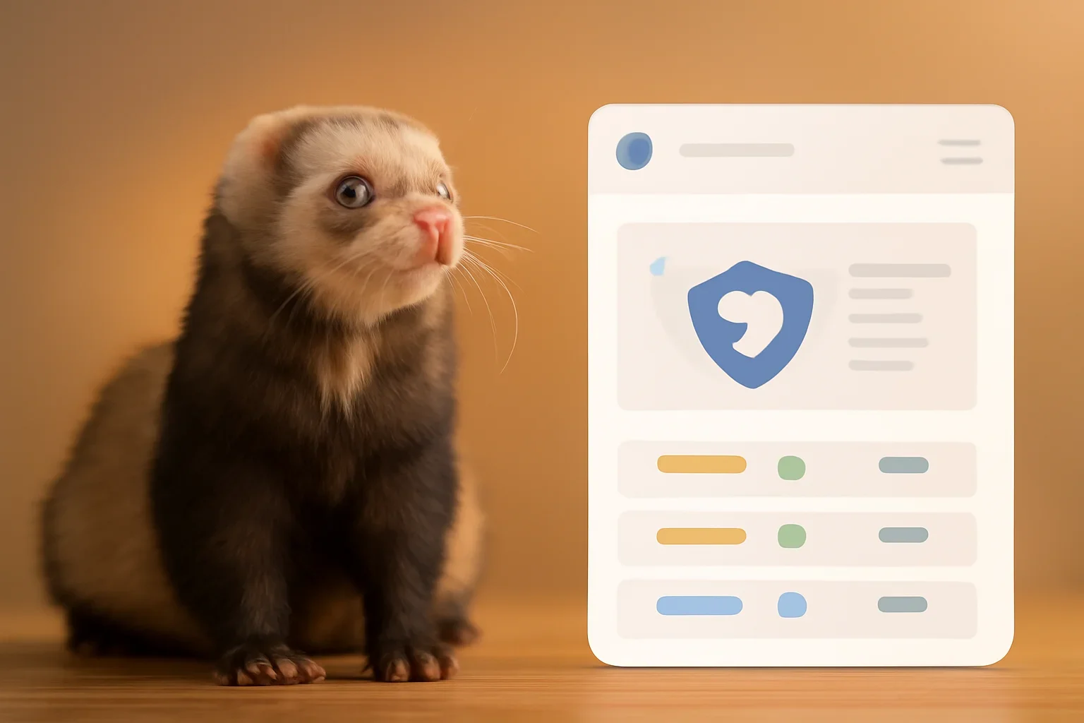Ferret Insurance page hero image showing pet insurance planning and comparison guidance