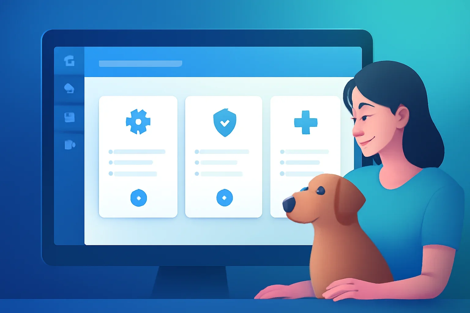 AKC Pet Insurance page hero image showing pet insurance planning and comparison guidance