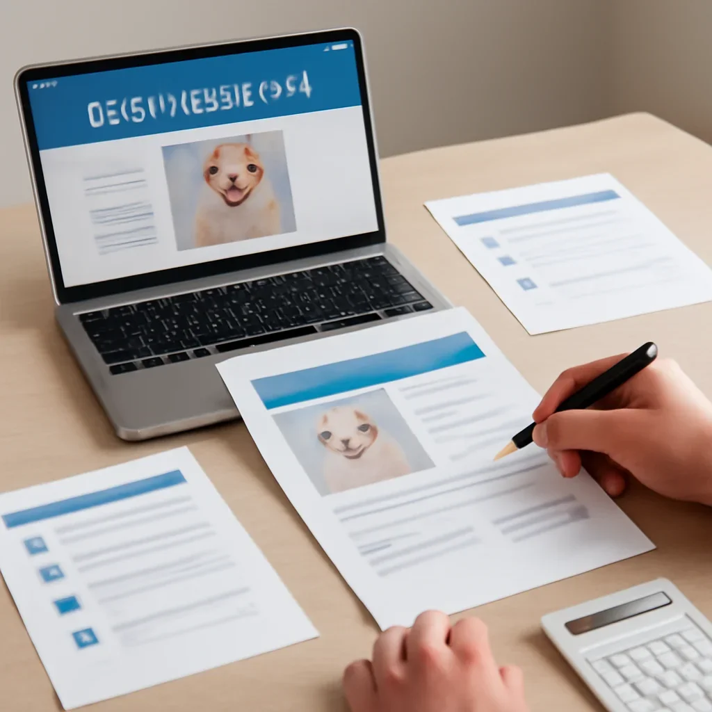 AKC Pet Insurance page mid-section image showing coverage review and policy comparison details