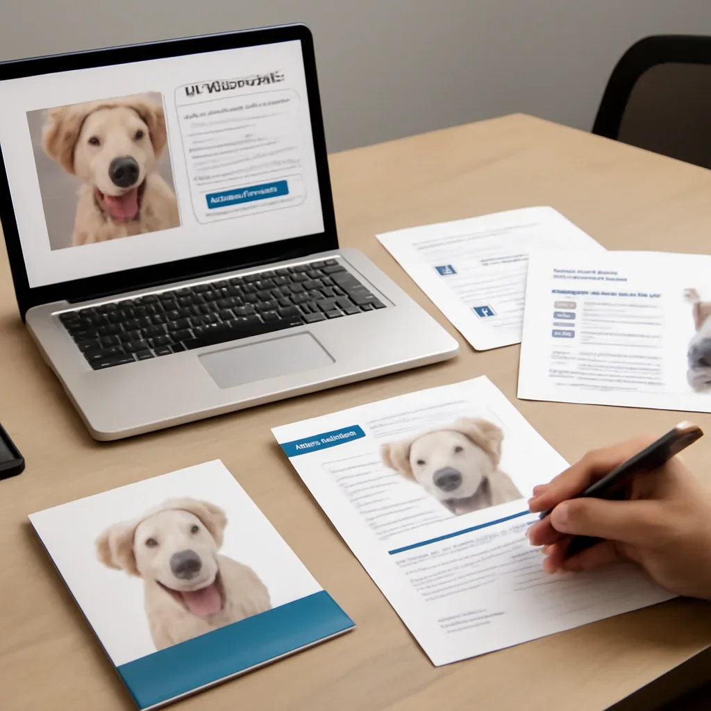 Banfield Pet Insurance page mid-section image showing coverage review and policy comparison details