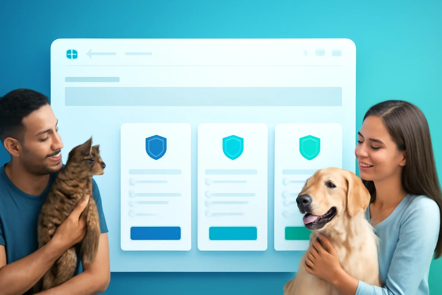 Bivvy Pet Insurance page hero image showing pet insurance planning and comparison guidance