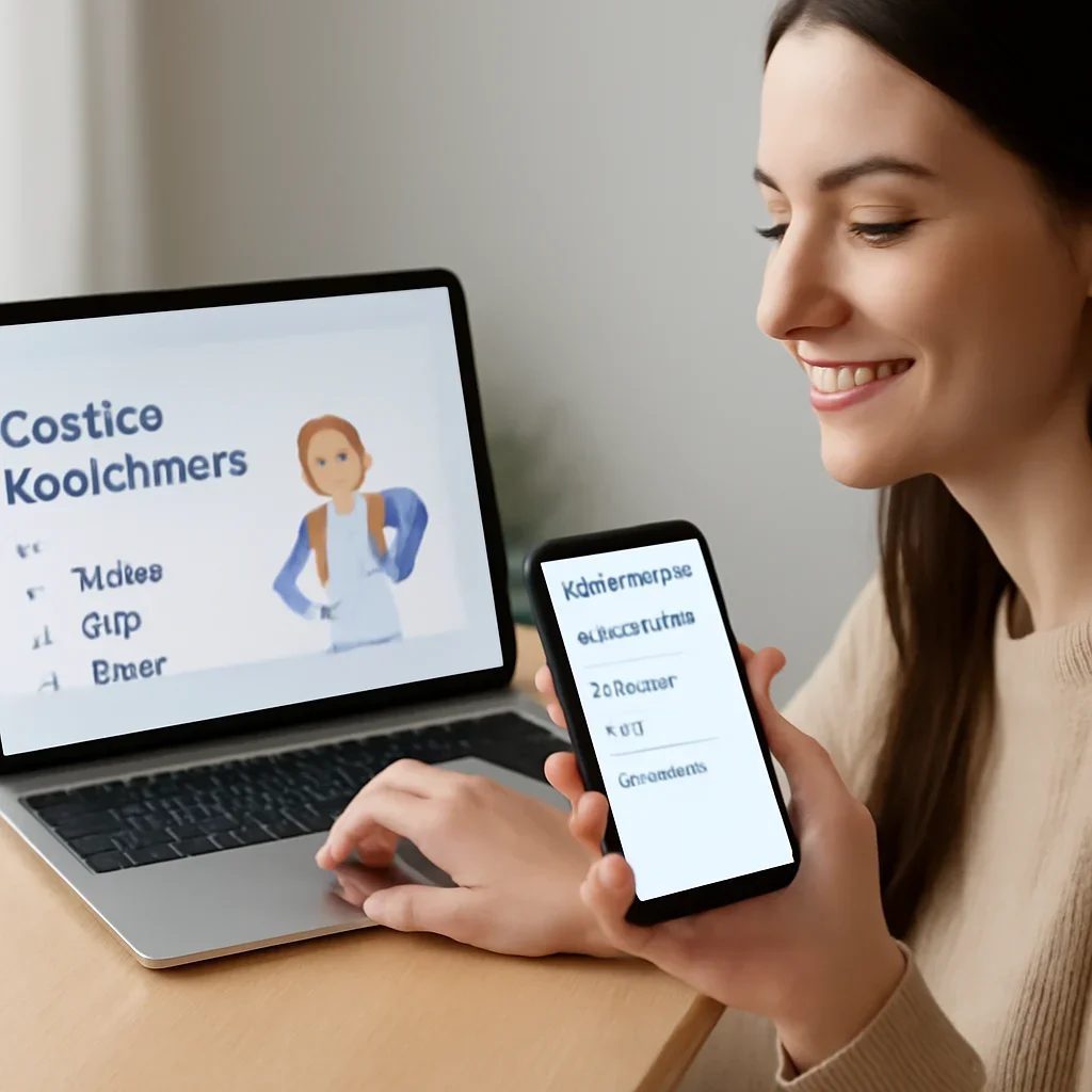 Costco Pet Insurance page call-to-action image showing a pet owner moving forward with quote comparison