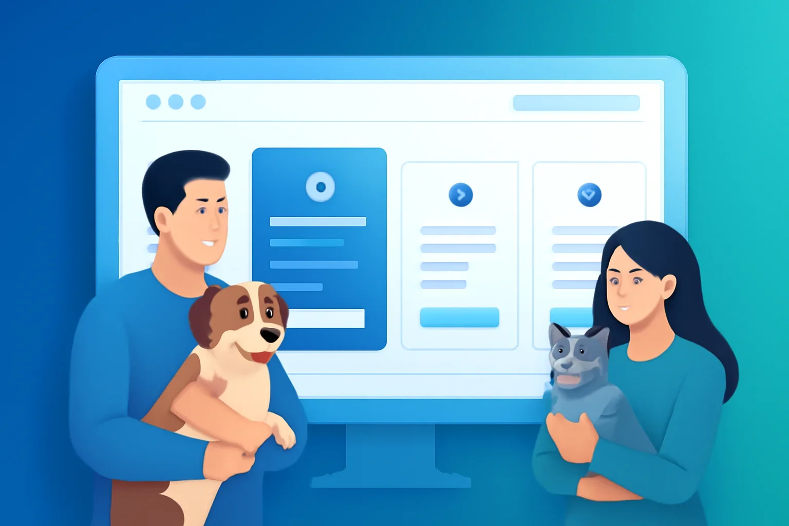 GEICO Pet Insurance page hero image showing pet insurance planning and comparison guidance