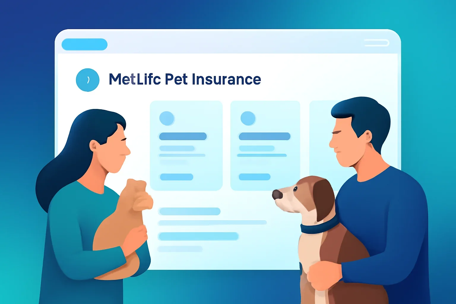 MetLife Pet Insurance page hero image showing pet insurance planning and comparison guidance
