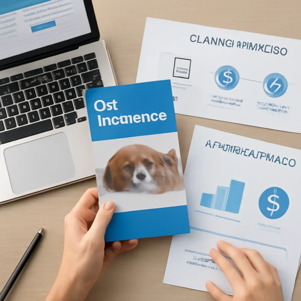 Petplan Pet Insurance page mid-section image showing coverage review and policy comparison details
