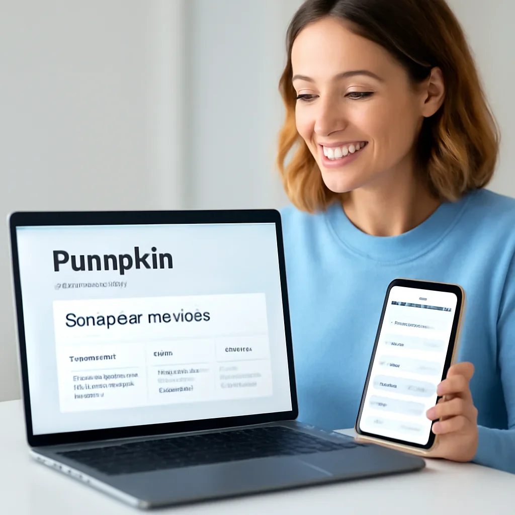 Pumpkin Pet Insurance page call-to-action image showing a pet owner moving forward with quote comparison
