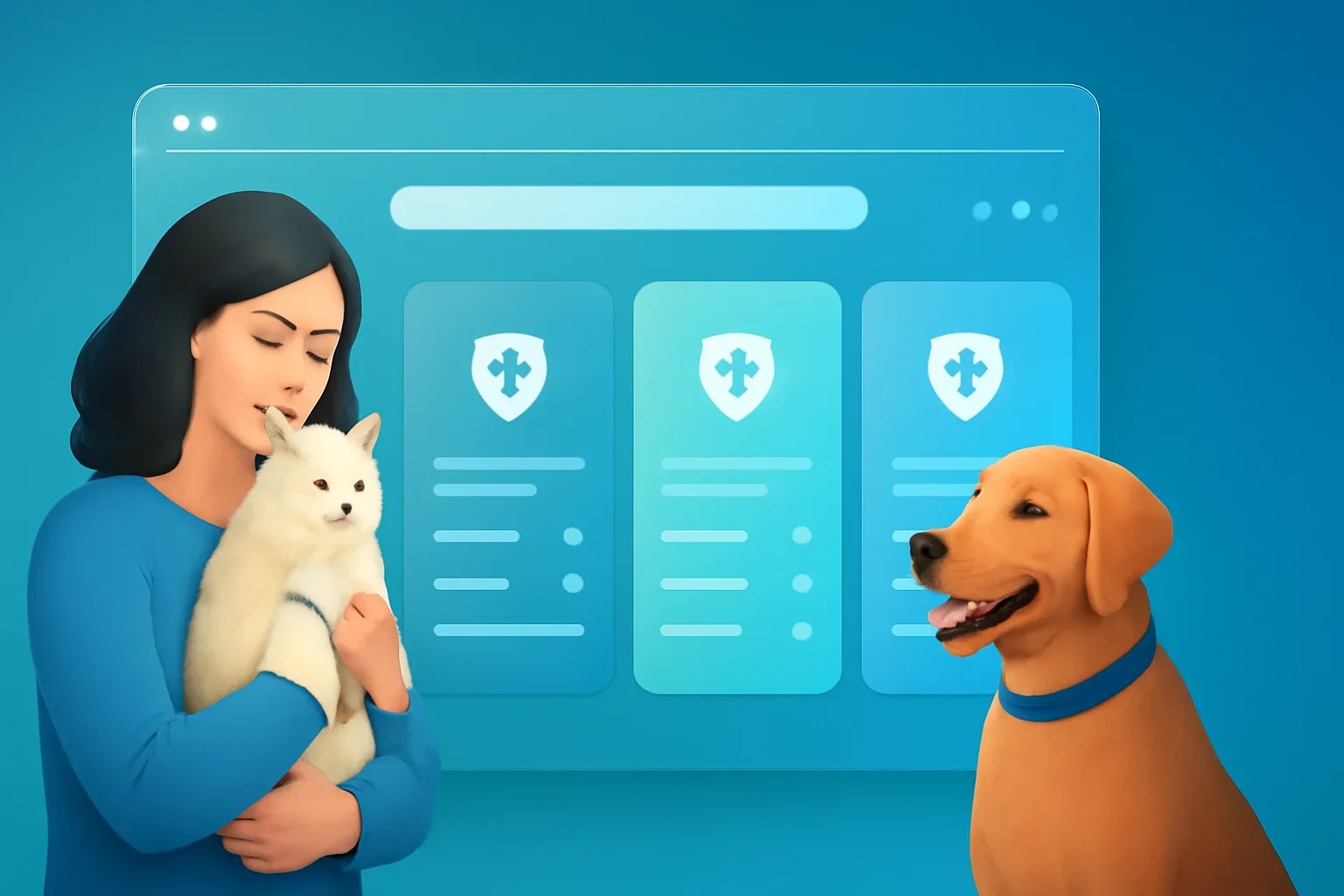 USAA Pet Insurance page hero image showing pet insurance planning and comparison guidance