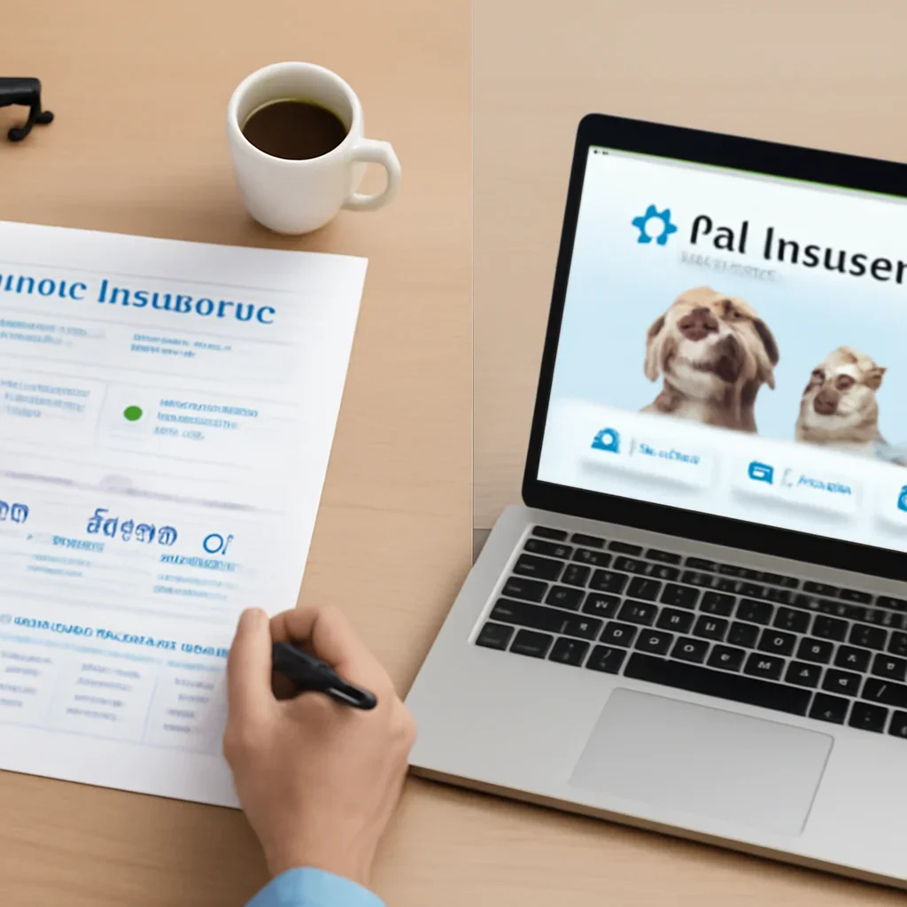 Walmart Pet Insurance page mid-section image showing coverage review and policy comparison details