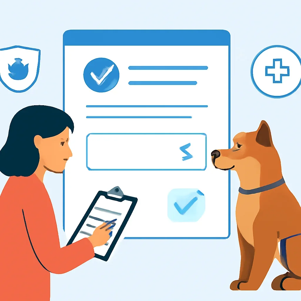 Arizona Pet Insurance page mid-section image showing coverage review and policy comparison details