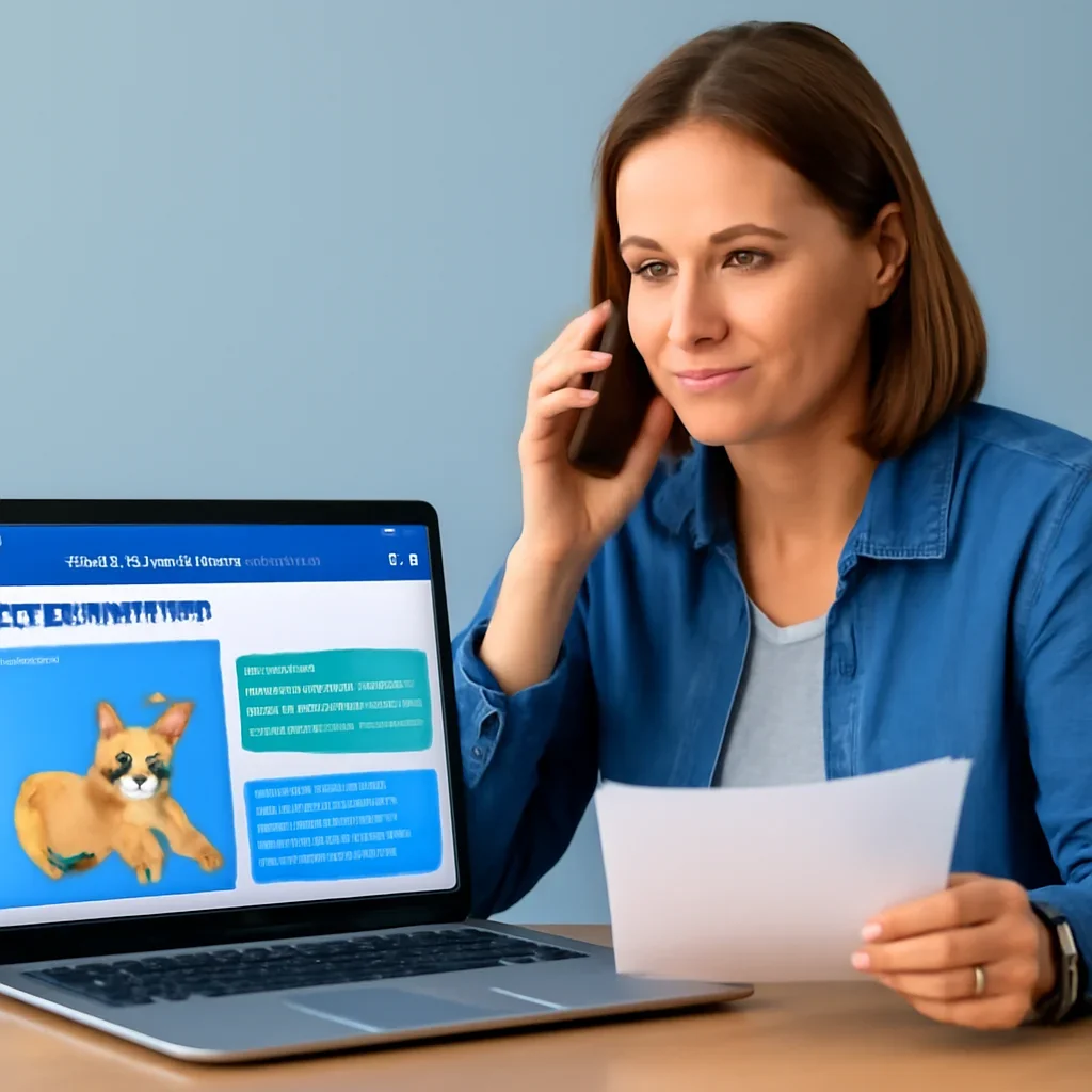 Arkansas Pet Insurance page call-to-action image showing a pet owner moving forward with quote comparison
