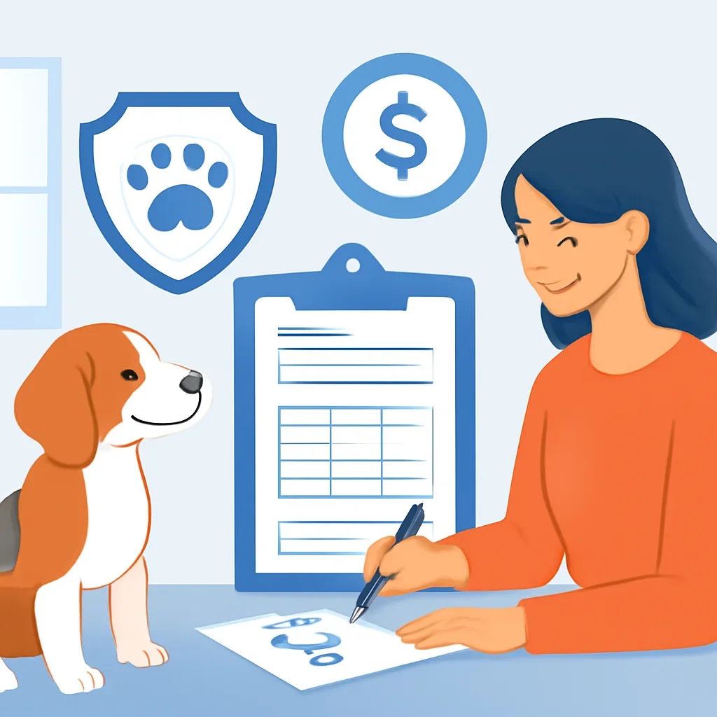 Illinois Pet Insurance page mid-section image showing coverage review and policy comparison details