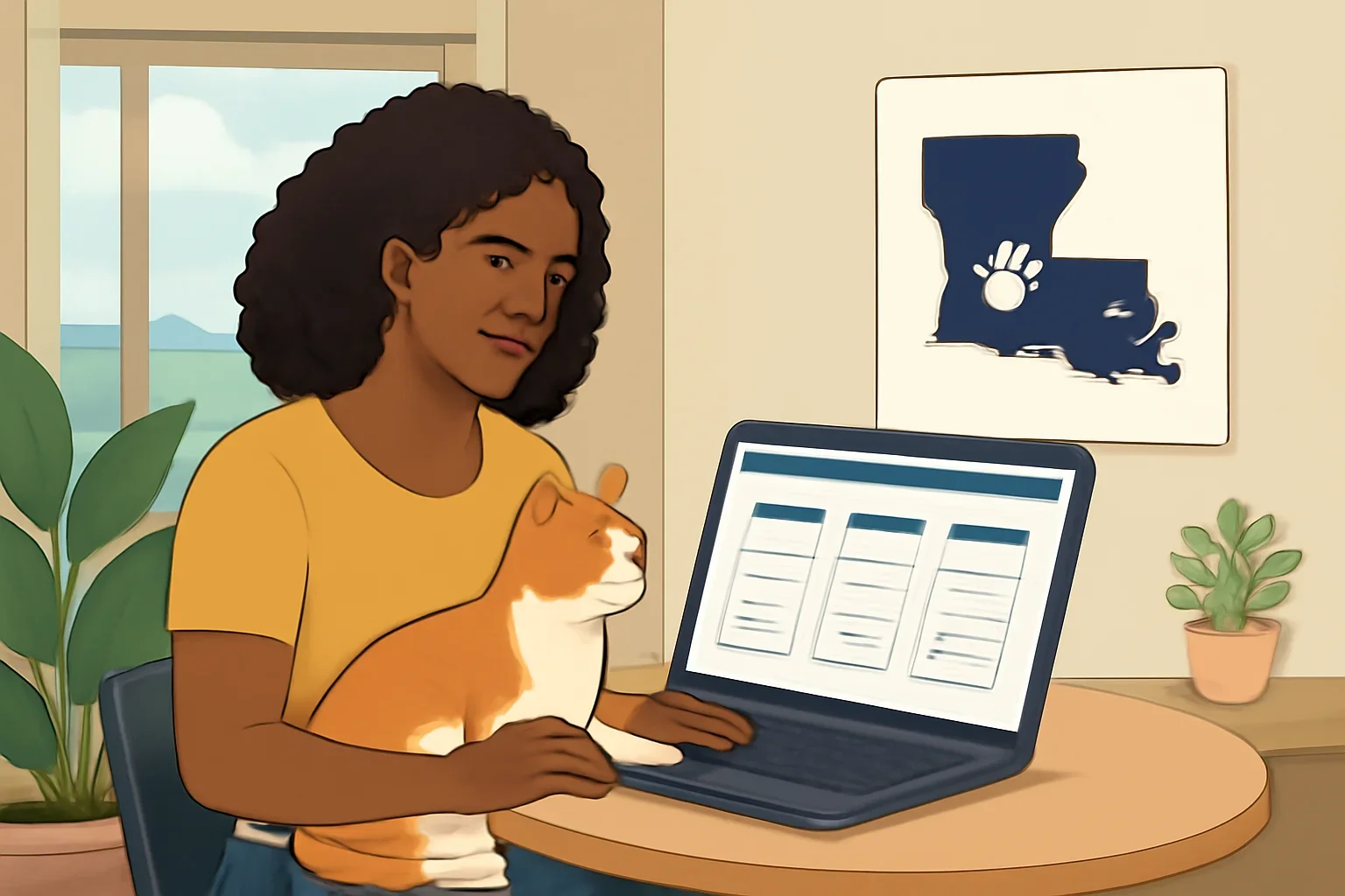Louisiana Pet Insurance page hero image showing pet insurance planning and comparison guidance