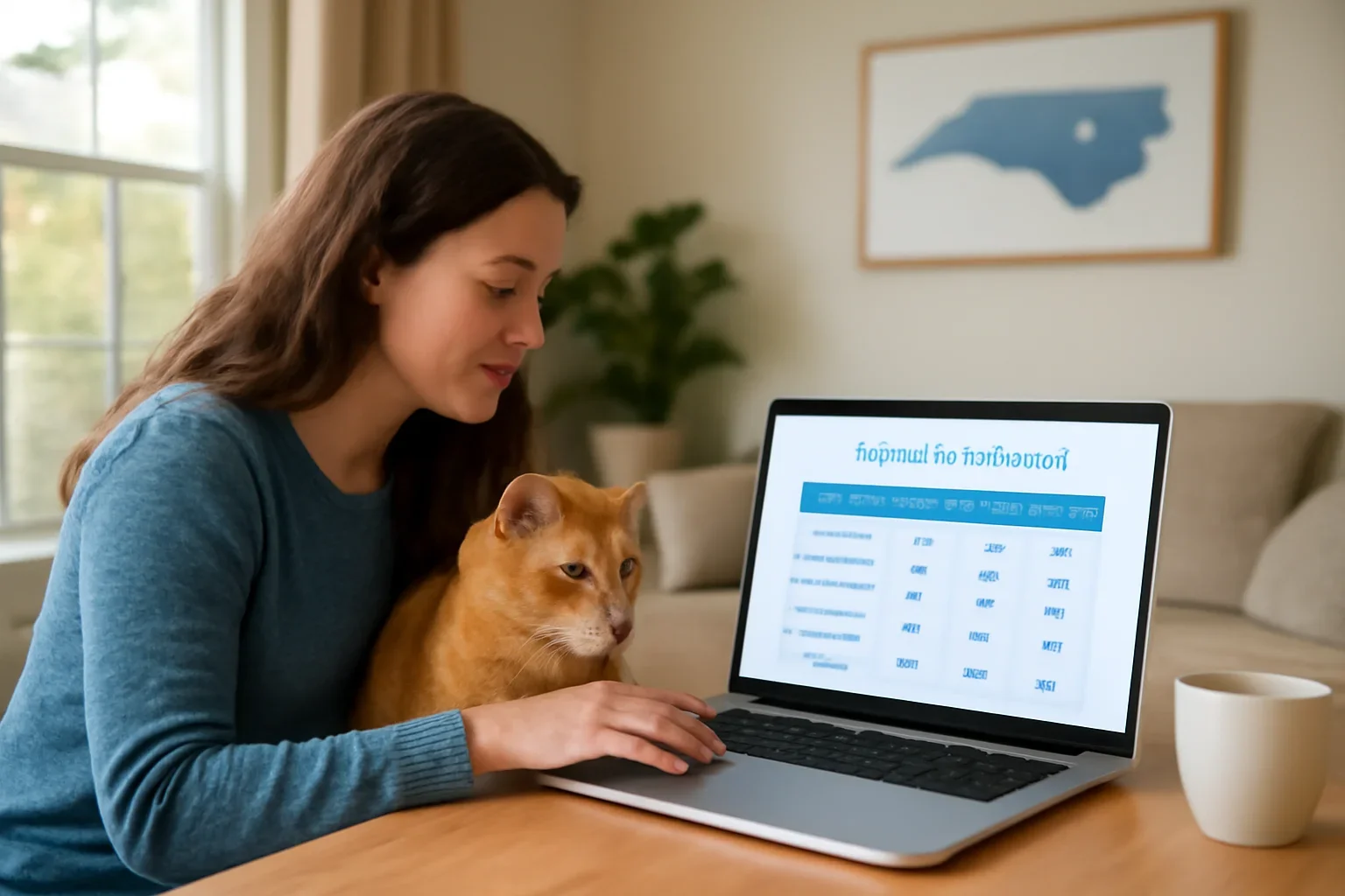 North Carolina Pet Insurance page hero image showing pet insurance planning and comparison guidance