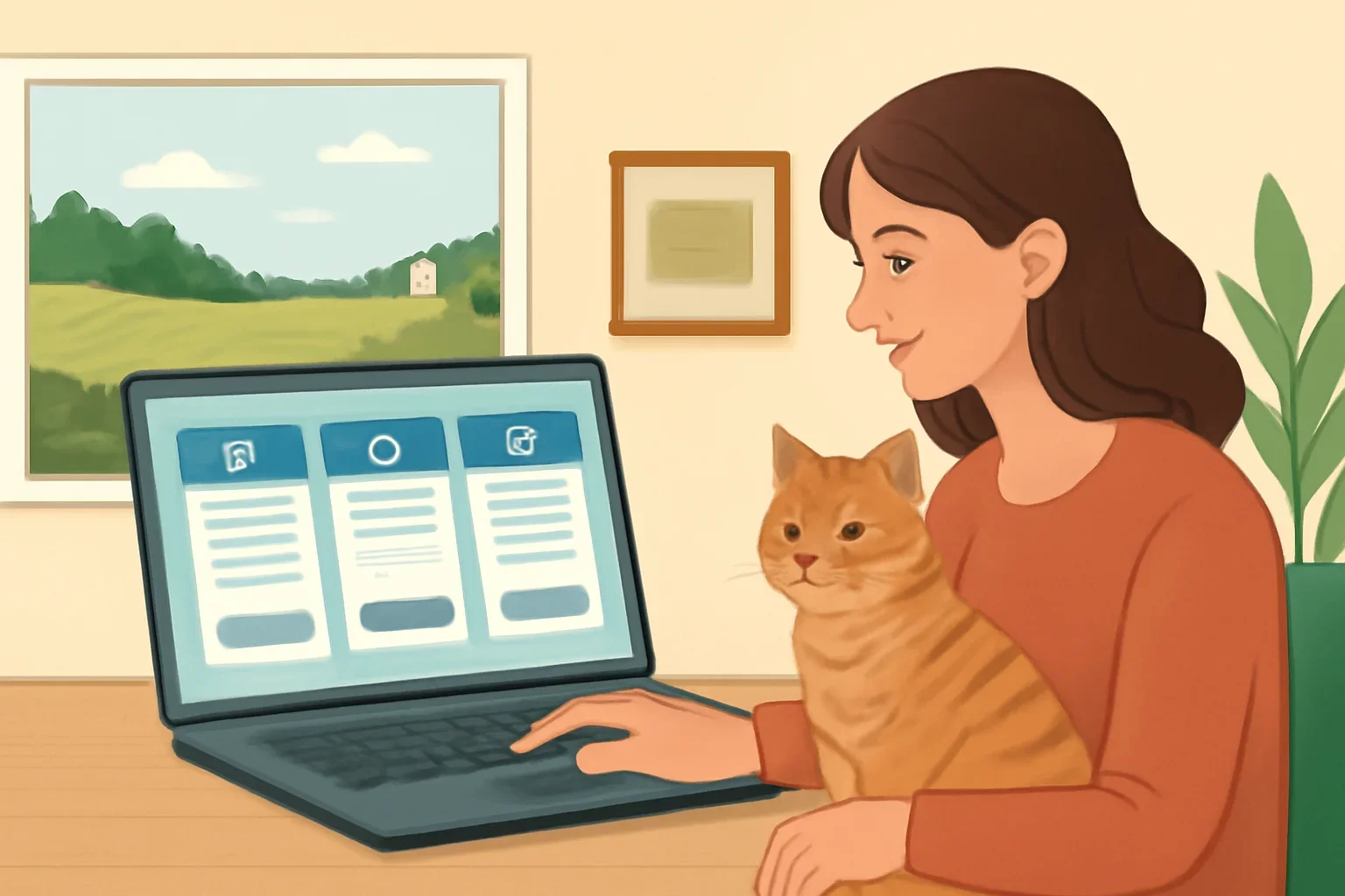 North Dakota Pet Insurance page hero image showing pet insurance planning and comparison guidance