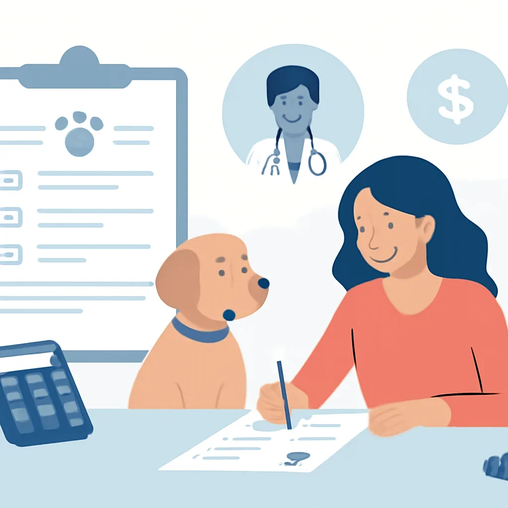 Oklahoma Pet Insurance page mid-section image showing coverage review and policy comparison details