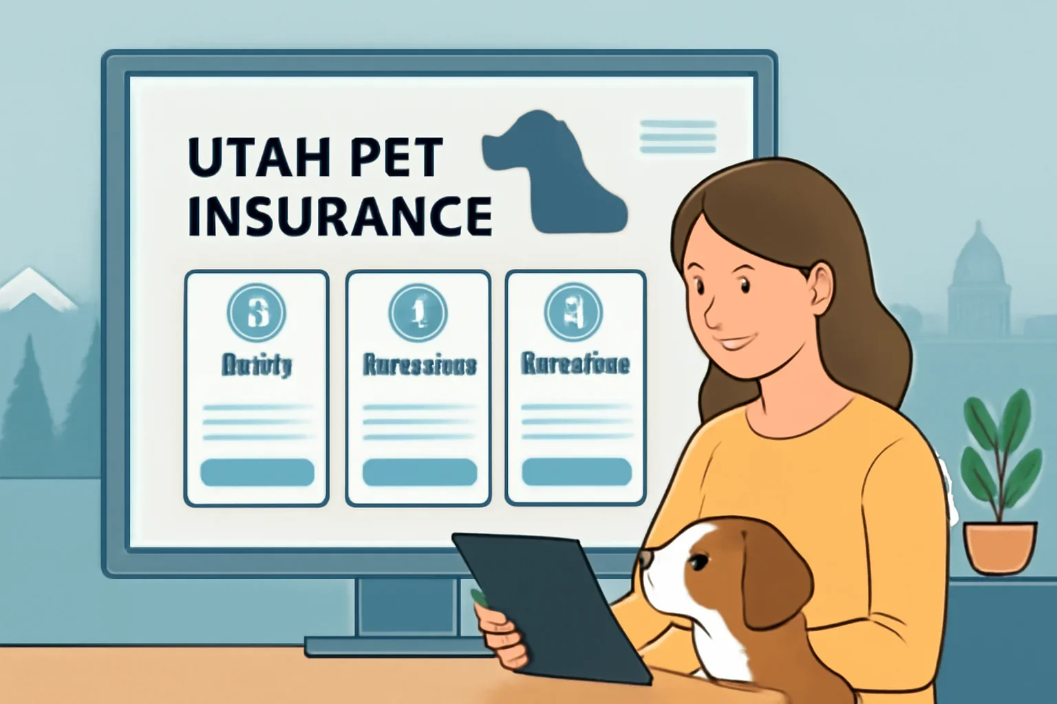 Utah Pet Insurance page hero image showing pet insurance planning and comparison guidance
