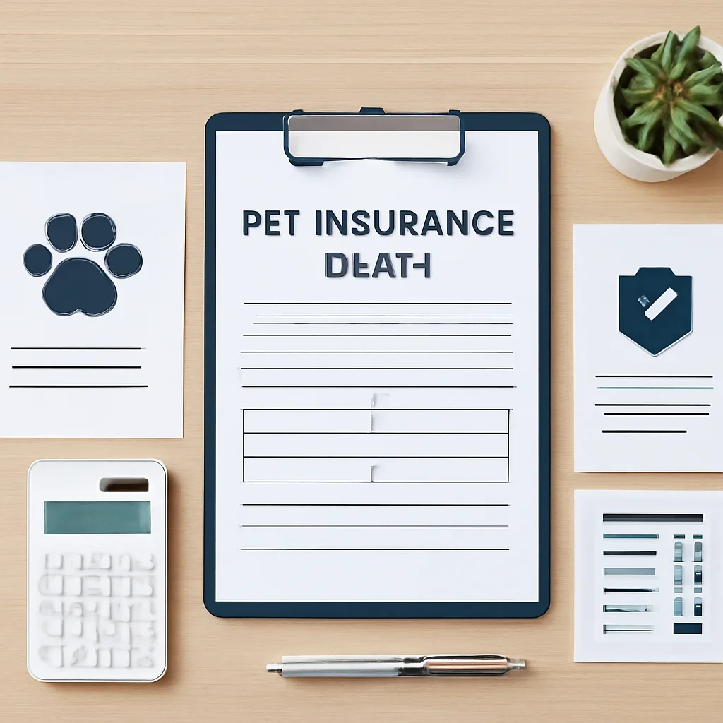 Pet Insurance Claims page mid-section image showing coverage review and policy comparison details
