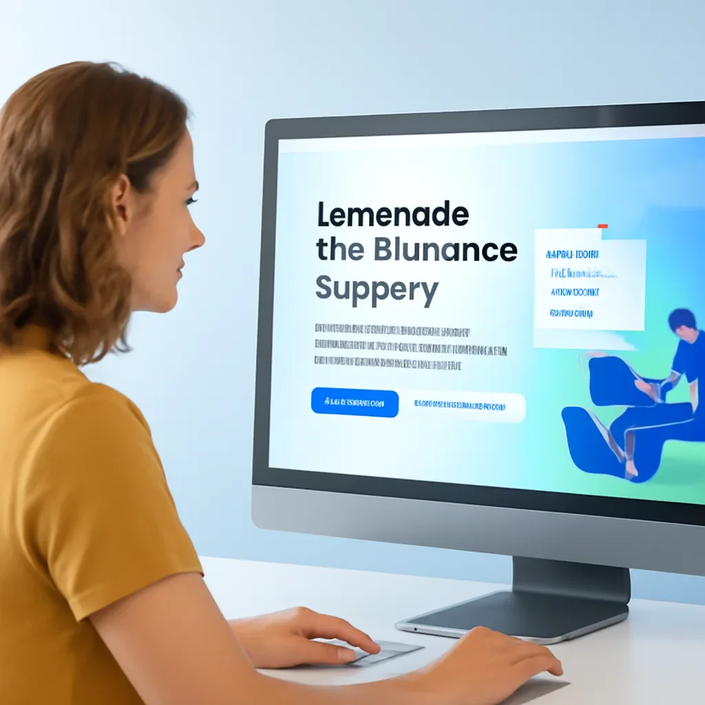 Lemonade Pet Insurance Support page call-to-action image showing a pet owner moving forward with quote comparison