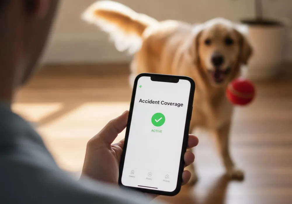 Instant pet insurance activation